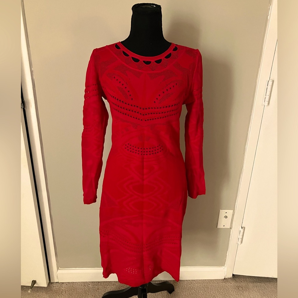 Roberto Cavalli red dress